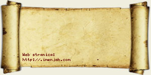 Jakov Veljović vizit kartica